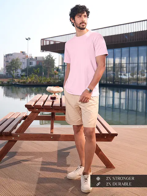 GENZ Combed Cotton T-Shirt – Soft, Breathable & Durable Everyday Essential